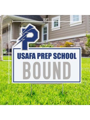 USAFA Prep School Bound Lawn Sign by Color Shock