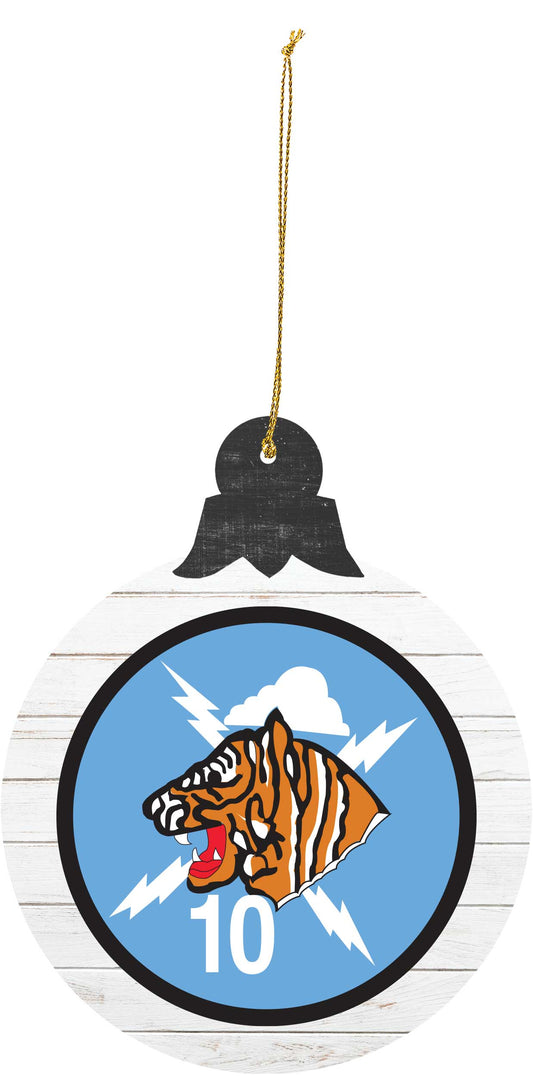 Cadet Squadron 10 "Tiger Ten" Tree Ornament