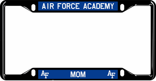 MOM Standard Full Color License Plate Frame Black
