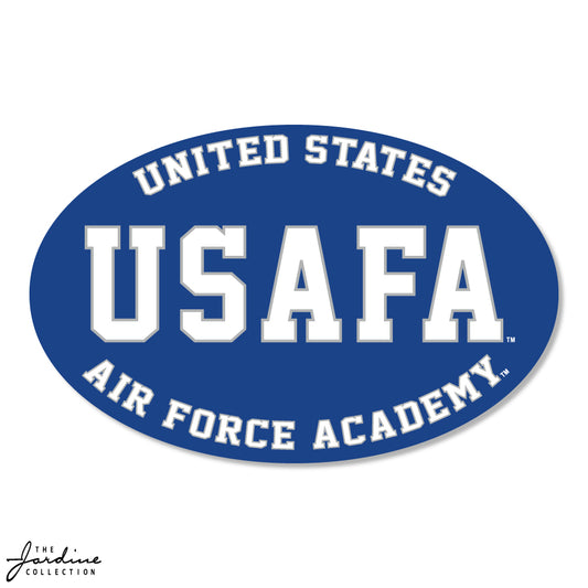 USAFA Oval Auto Magnet 4"x6" Royal Blue