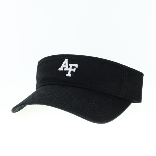 Visor - Black with Interlocking AF Logo