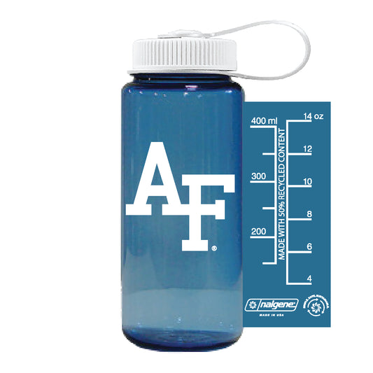 16-ounce Blue Nalgene Wide Mouth Water Bottle