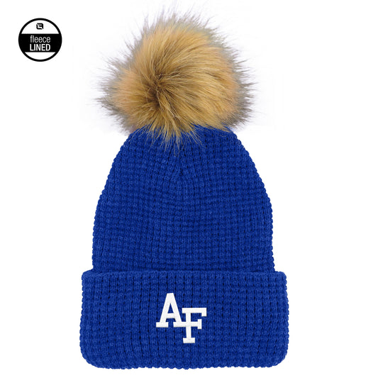 AF Belgian Knit Cuff Hat Royal Blue