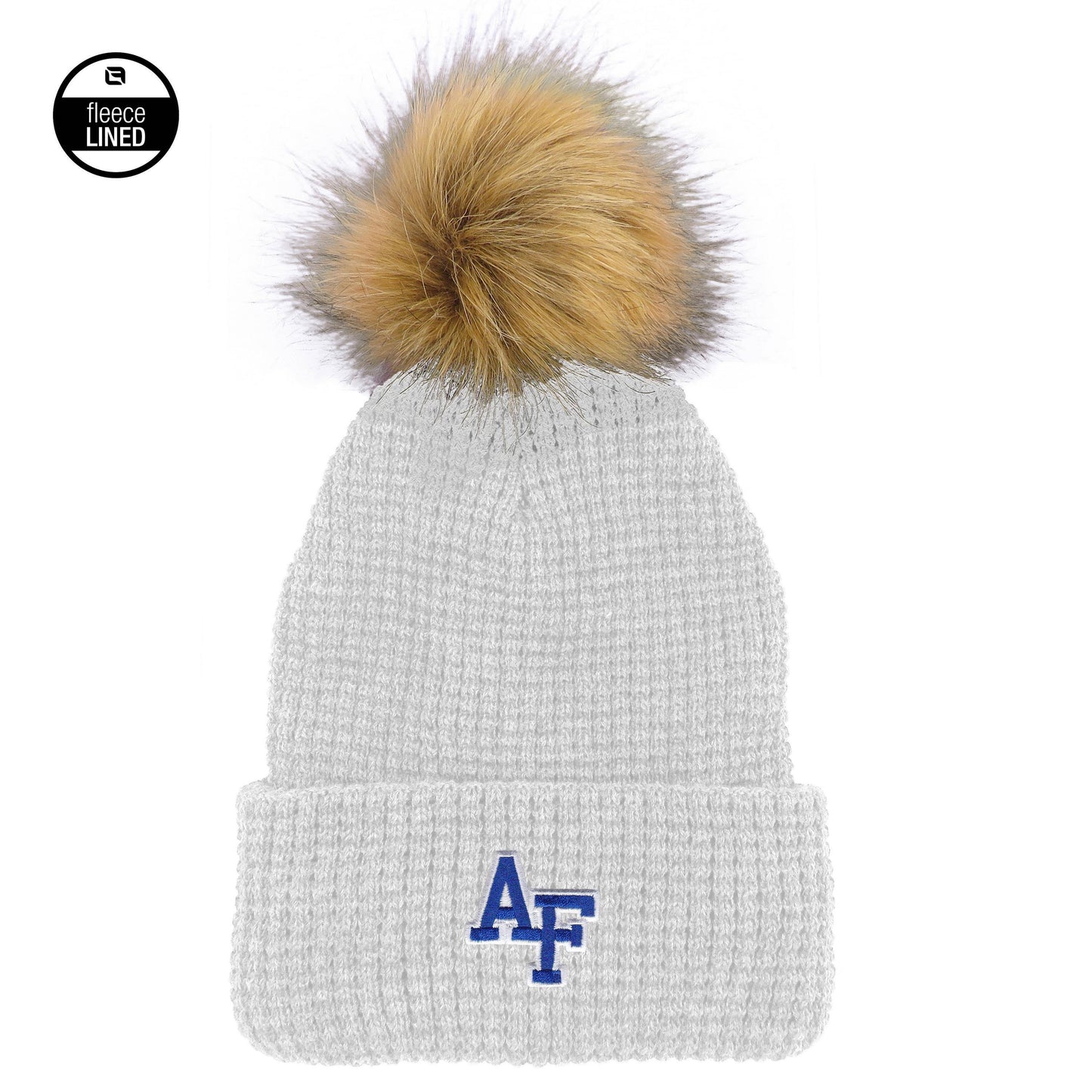 AF Belgian Knit Cuff Hat White