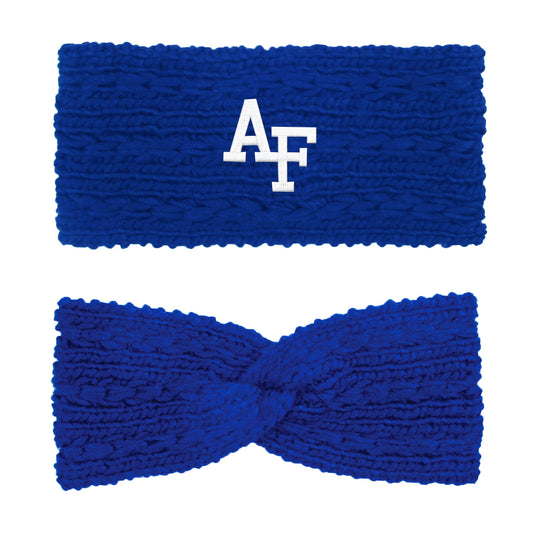 AF Adaline Women's Knit Twist Ear Band Royal Blue