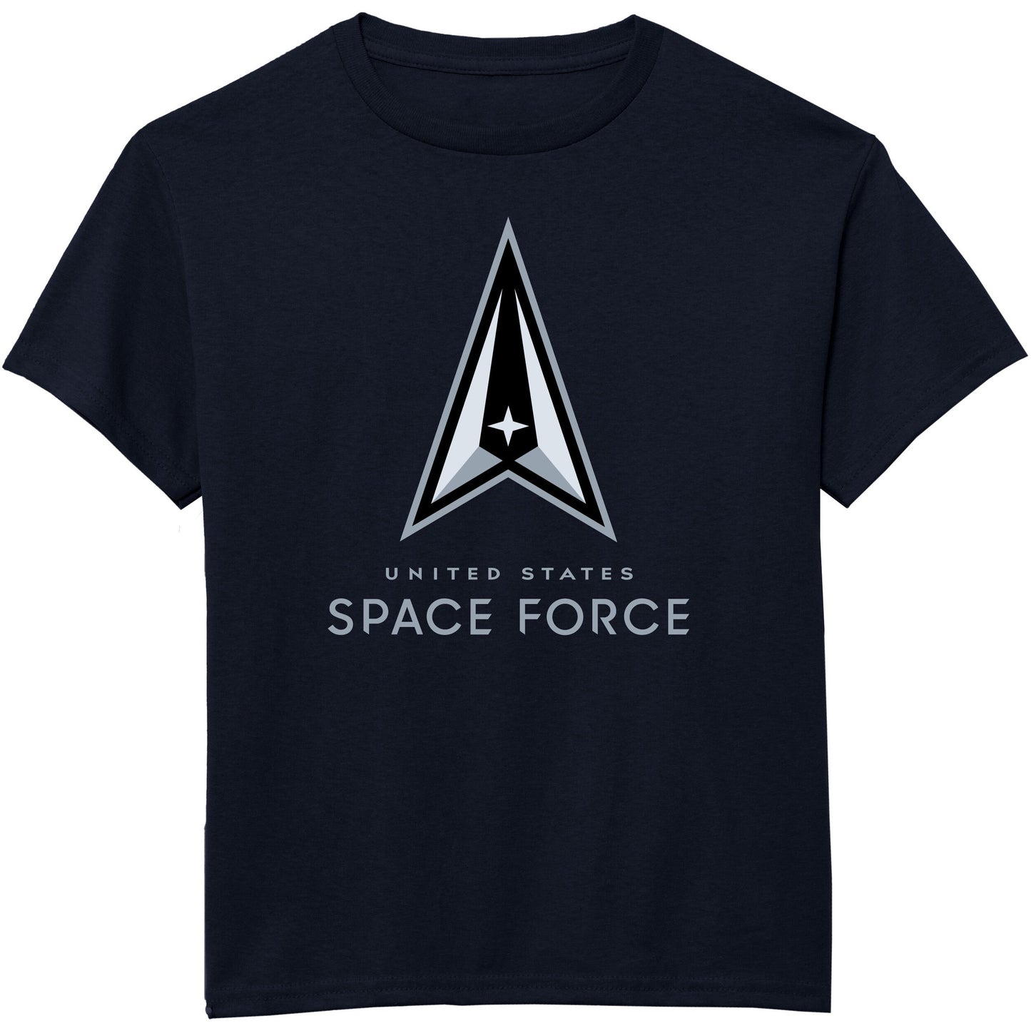 Youth Space Force Logo Navy Tee