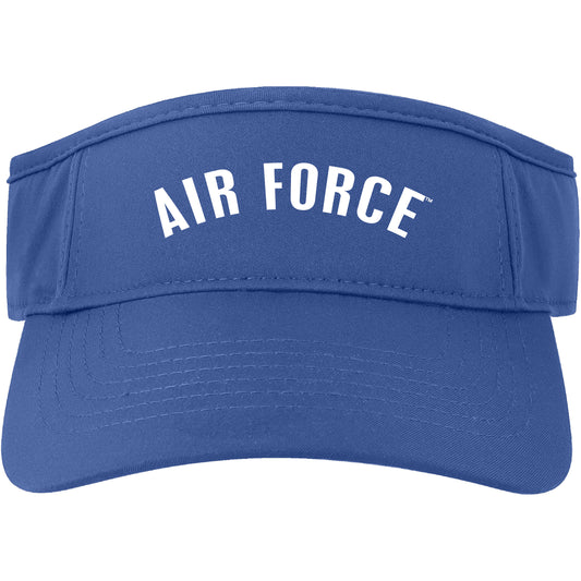 Air Force Embroidered Cool Fit Visor Royal Blue