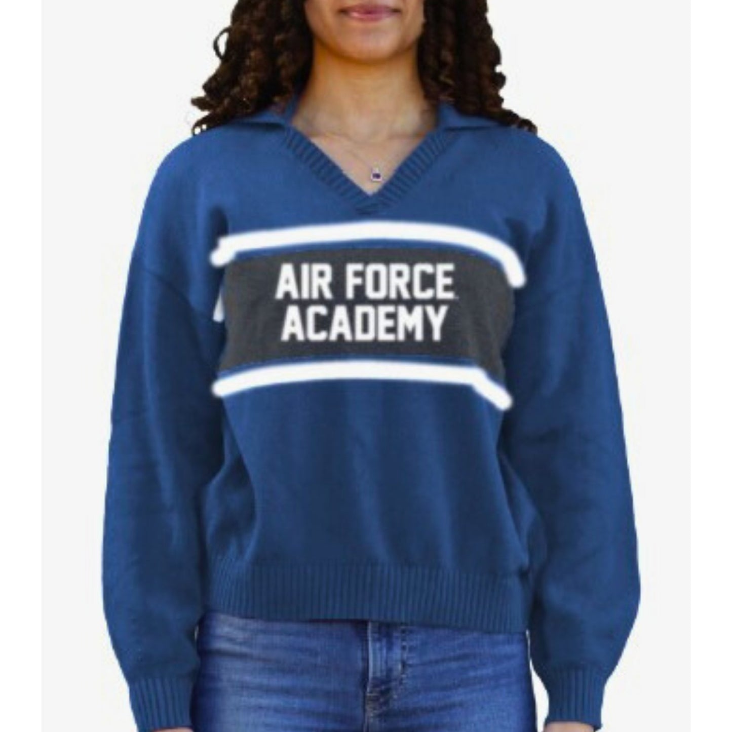 Women's Air Force Academy V-Neck Sweater