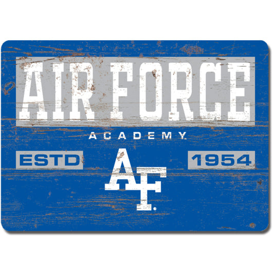 Air Force Academy Rectangle Wood Kitchen Magnet