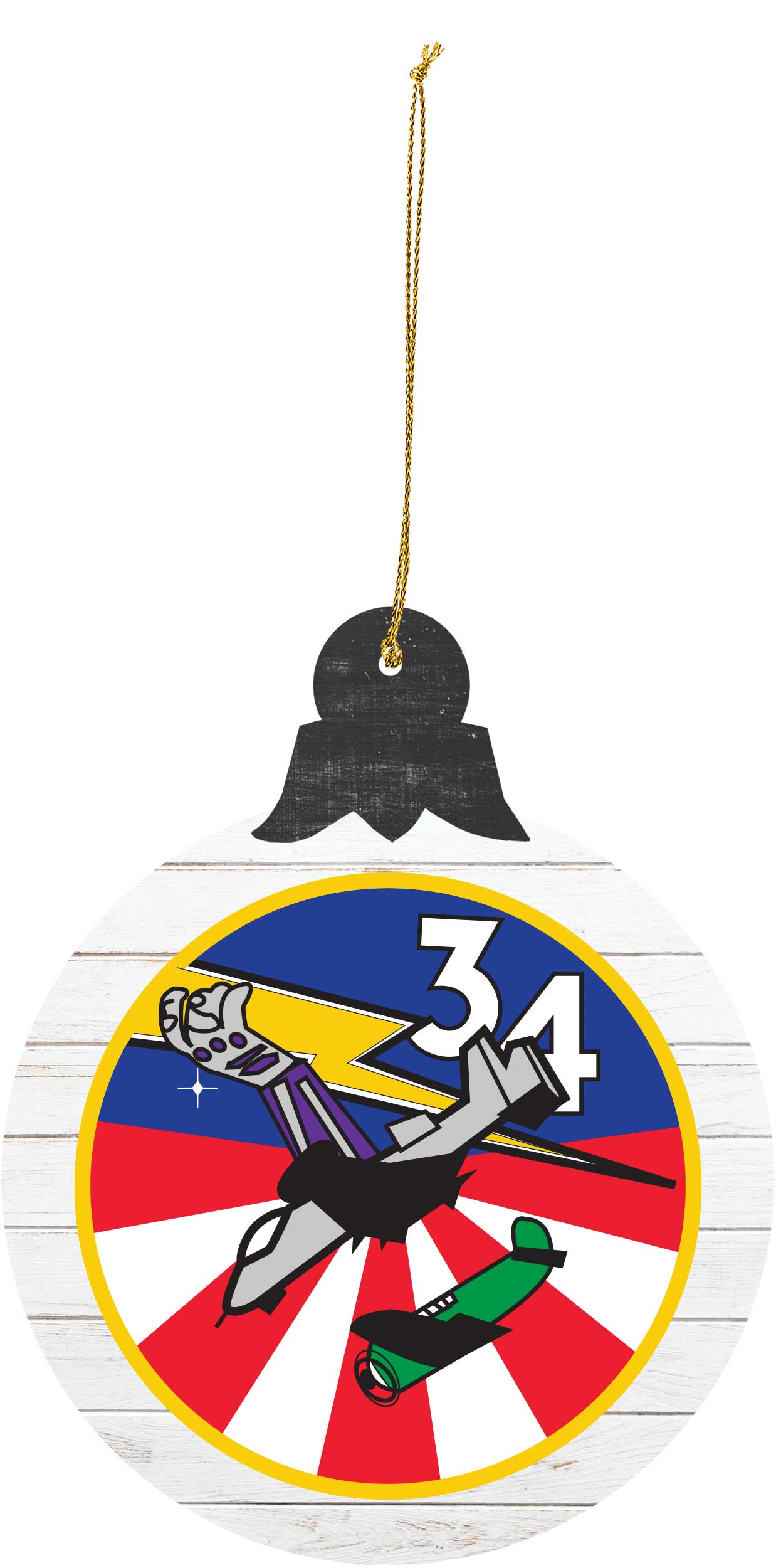 Cadet Squadron 34 "Loose Hawgs" Tree Ornament