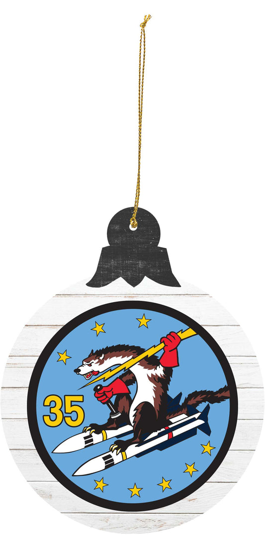 Cadet Squadron 35 "Wild Weasels" Tree Ornament