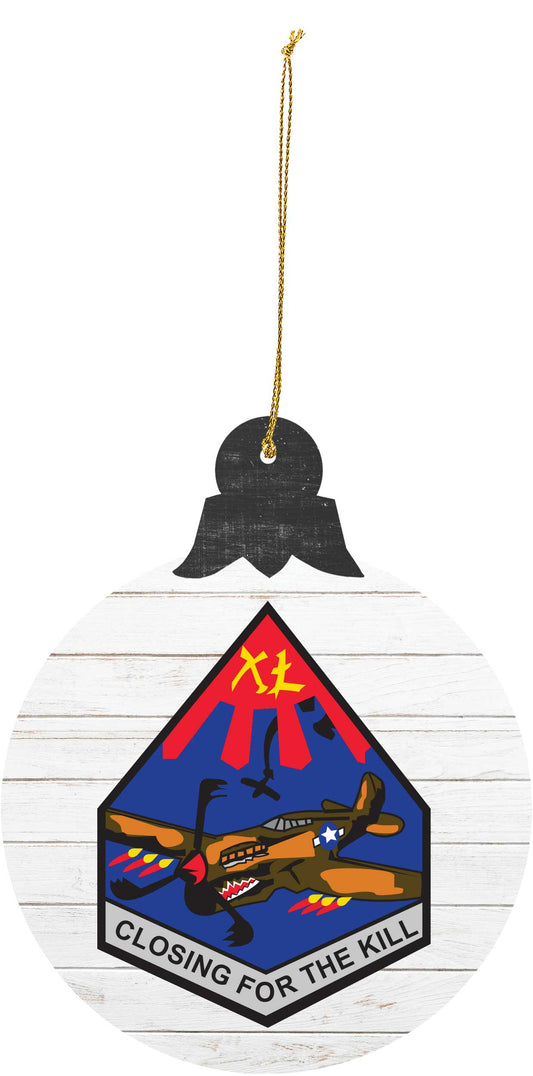 Cadet Squadron 40 Warhawks" Tree Ornament