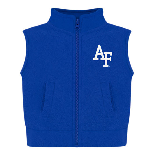 Air Force Child Polar Fleece Vest Royal Blue