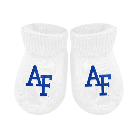 White Gift Box Infant Booties