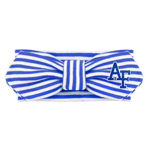 Air Force Child Striped Hair Knot