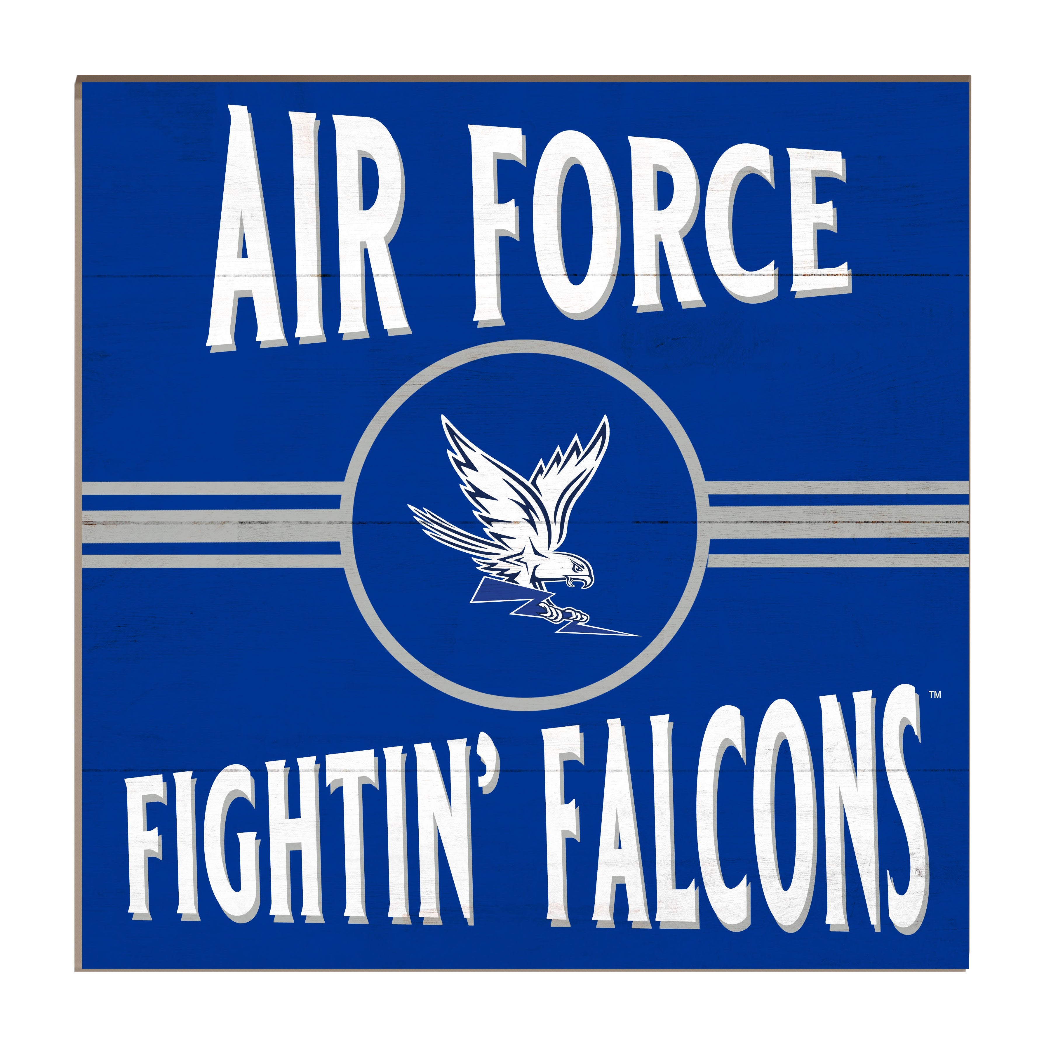 Air Force Fightin' Falcons Wood Block Sign | USAFA Home Decor ...