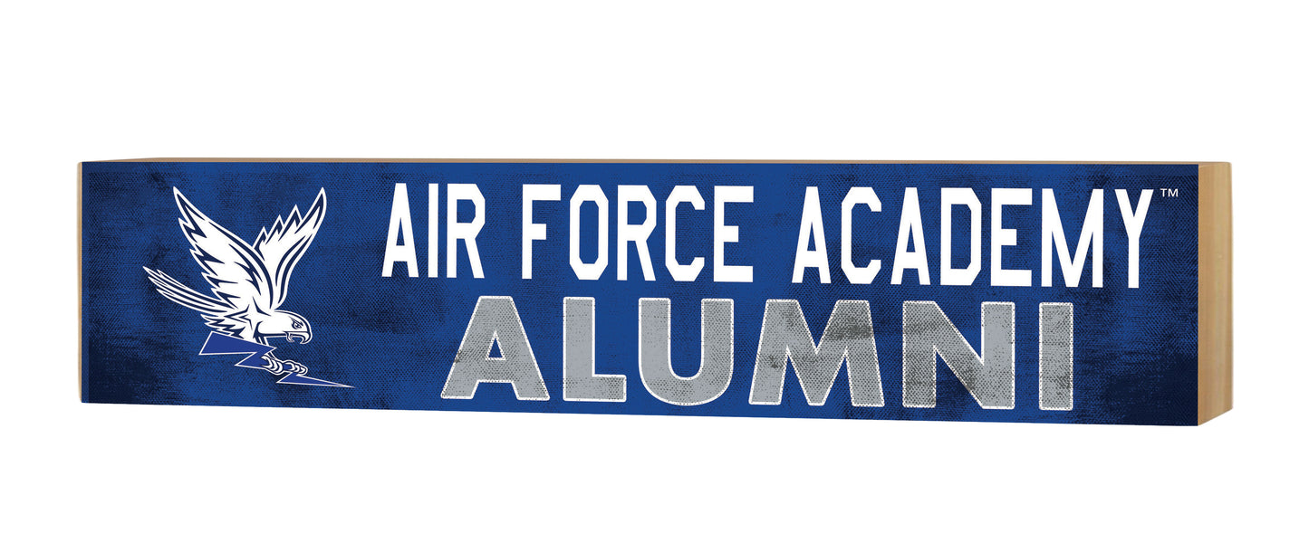 3x13 inch Air Force Academy Alumni Wood Block Shelf Sitter