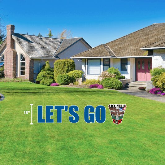 USAFA "Let's Go 2026 Crest" Yard Sign