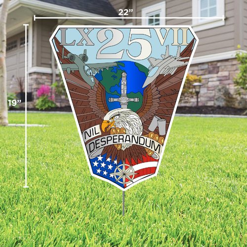 2025 USAFA Shield Yard Sign