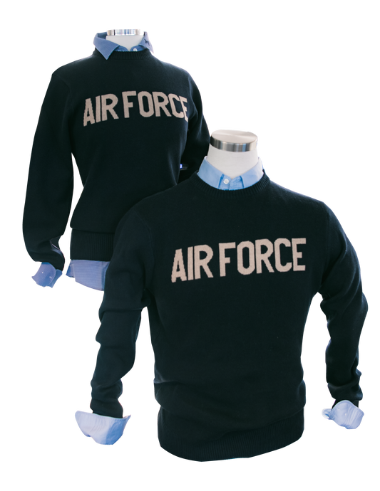 Air Force Navy Vintage Sweater Uscape