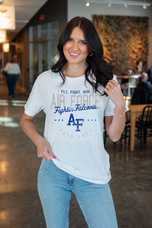 Ladies Frisco Cuffed Tee by Gameday Social