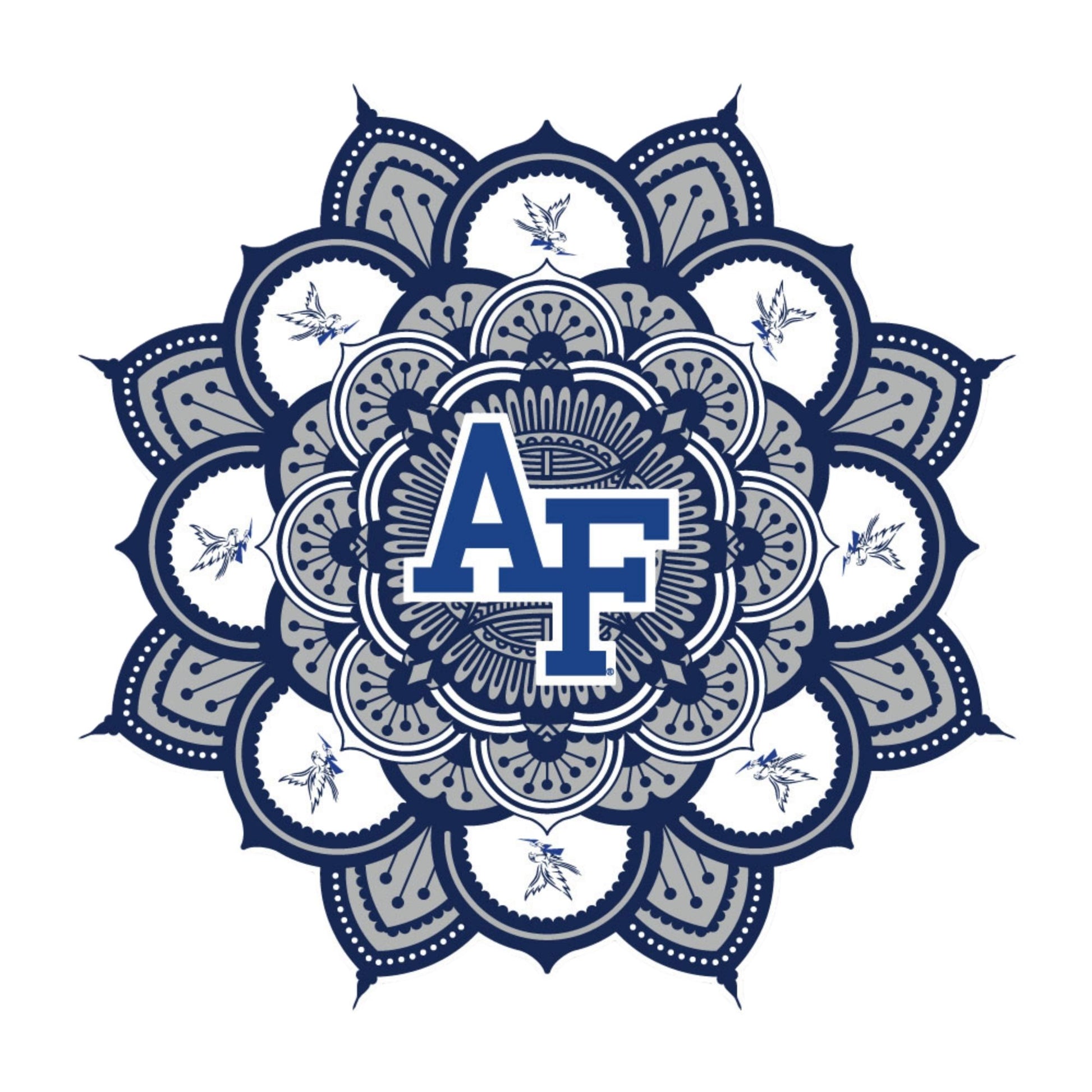 Floral Air Force ‘AF’ logo sticker