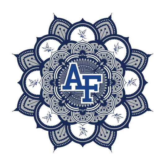 Floral Air Force ‘AF’ logo sticker