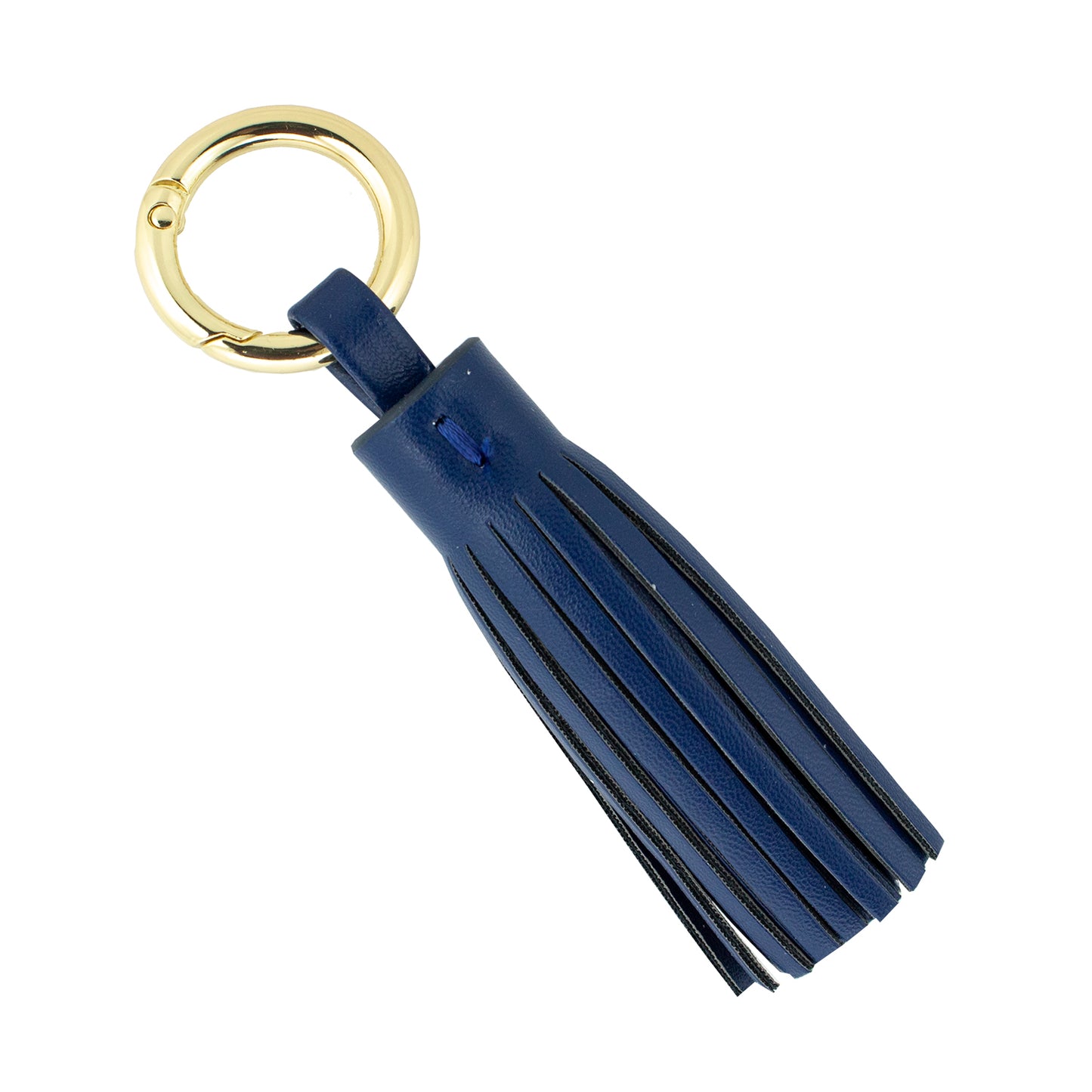 Dark Blue Clip-On Purse Tassel