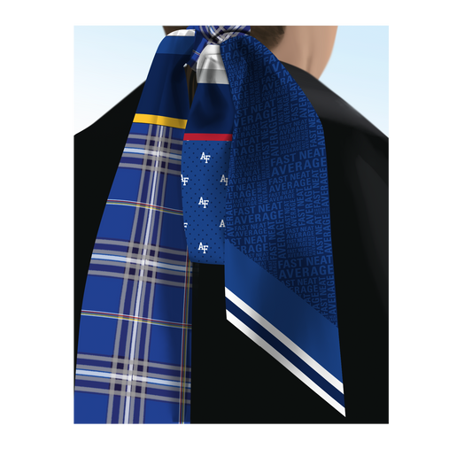 USAFA Skinny Silk Scarf