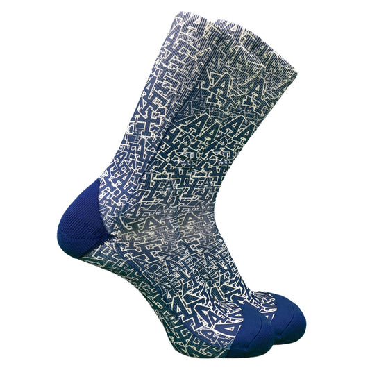 Sublimated Repeating AF Socks