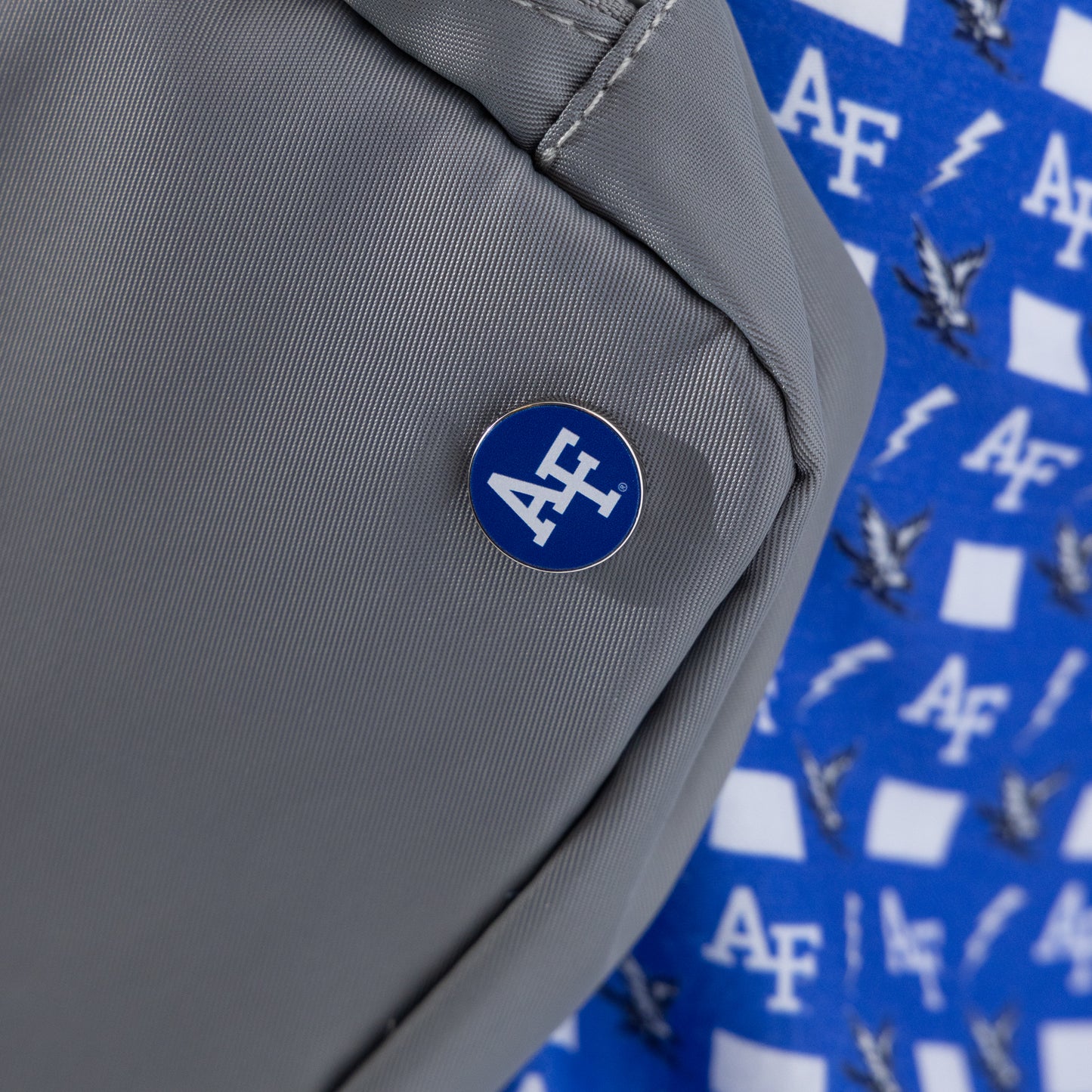 Belt Bag with Air Force Medallion - Gray