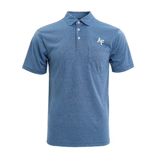 Sport Performance Polo Blue Heather