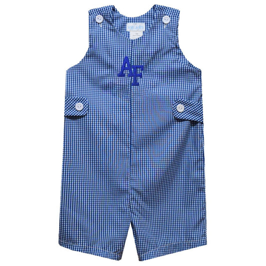 John - Royal Blue Mini Check Jumper - Infant