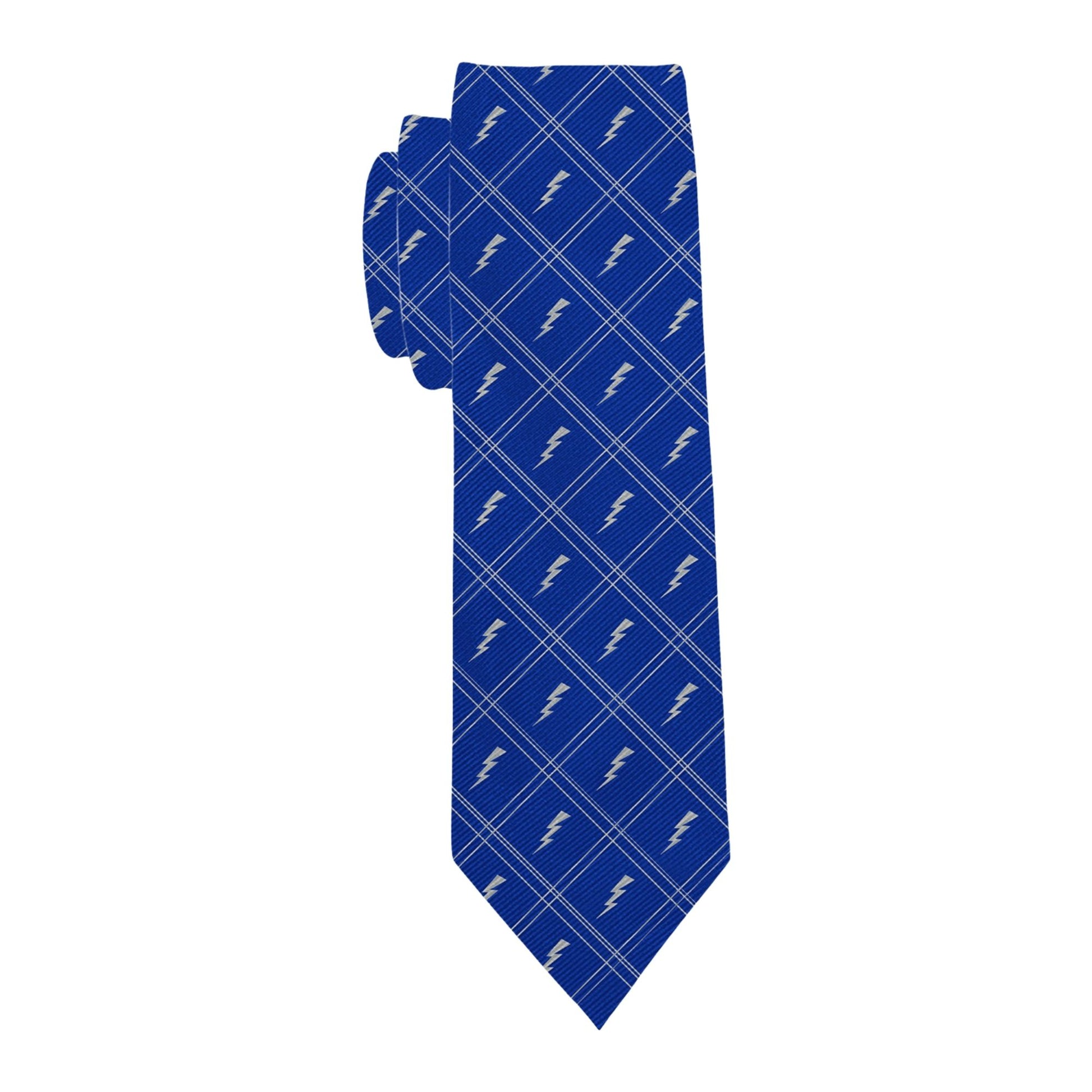 Lightning Bolt Lattice Necktie - Skinny
