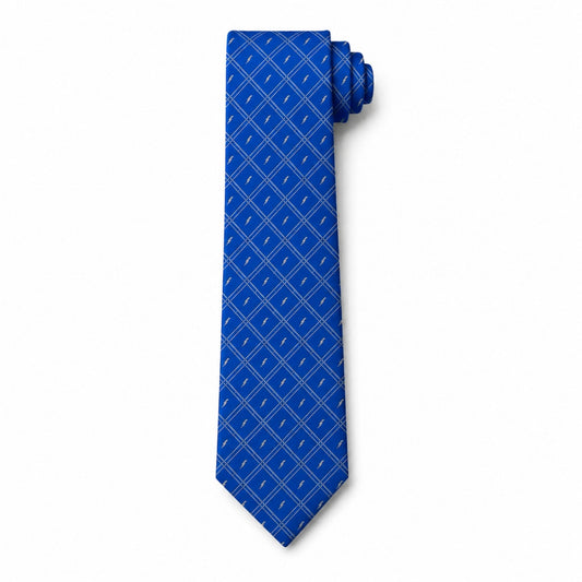 Lightning Bolt Lattice Necktie - Skinny