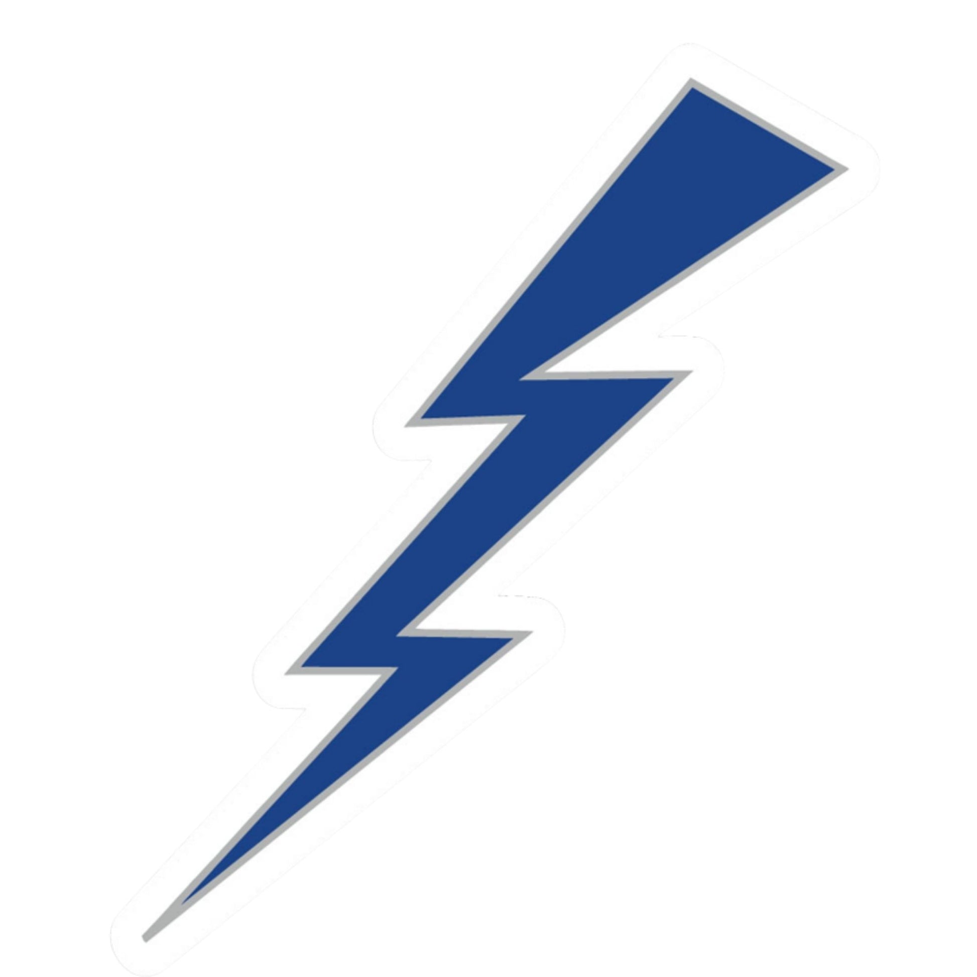 Air Force blue lightning bolt graphic sticker