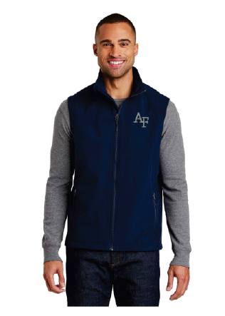 Men's Core Soft Shell Vest - Navy Blue