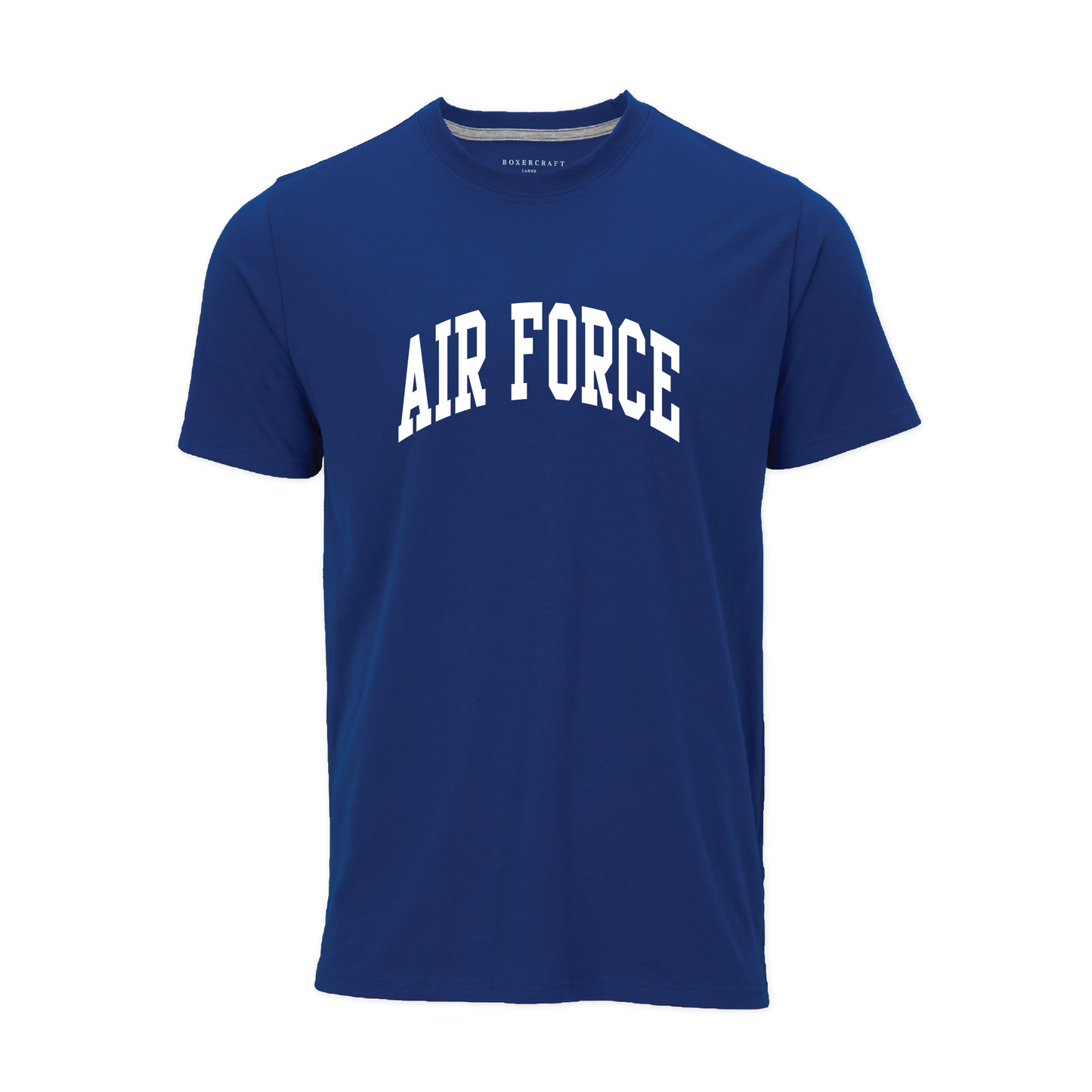 Air Force Crew Neck Short Sleeve Tee - Electric Blue