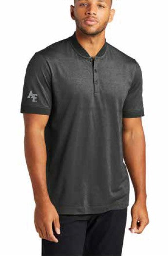 Men's Gray Henley Style Shirt by Mercer