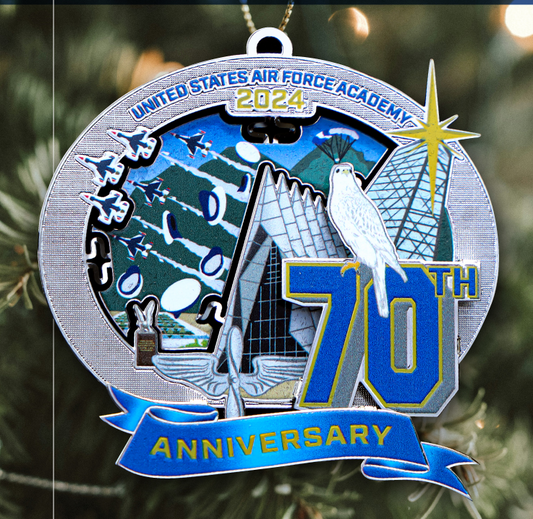 USAFA 70th Anniversary 2024 Ornament