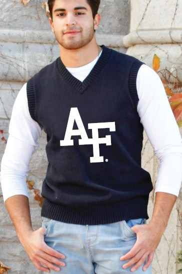 Unisex Navy V-Neck Sweater Vest