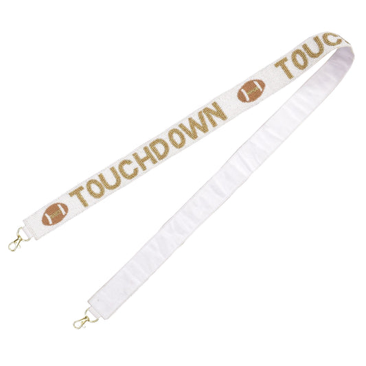 Beaded TOUCHDOWN Purse Strap