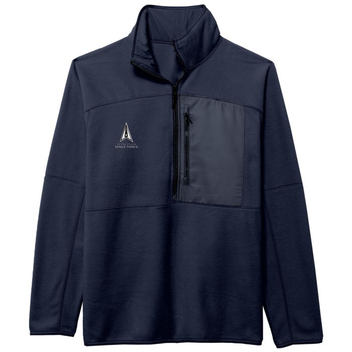 Space Force Dark Blue Fleece 1/2 Zip