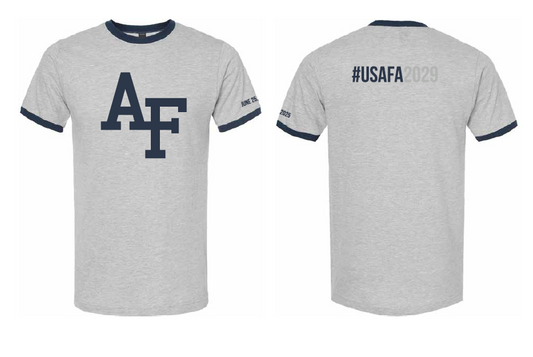 2029 In Processing Ringer Tee Silver
