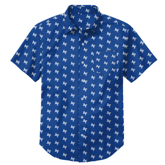 AF Repeat Short Sleeve Button Camp Shirt