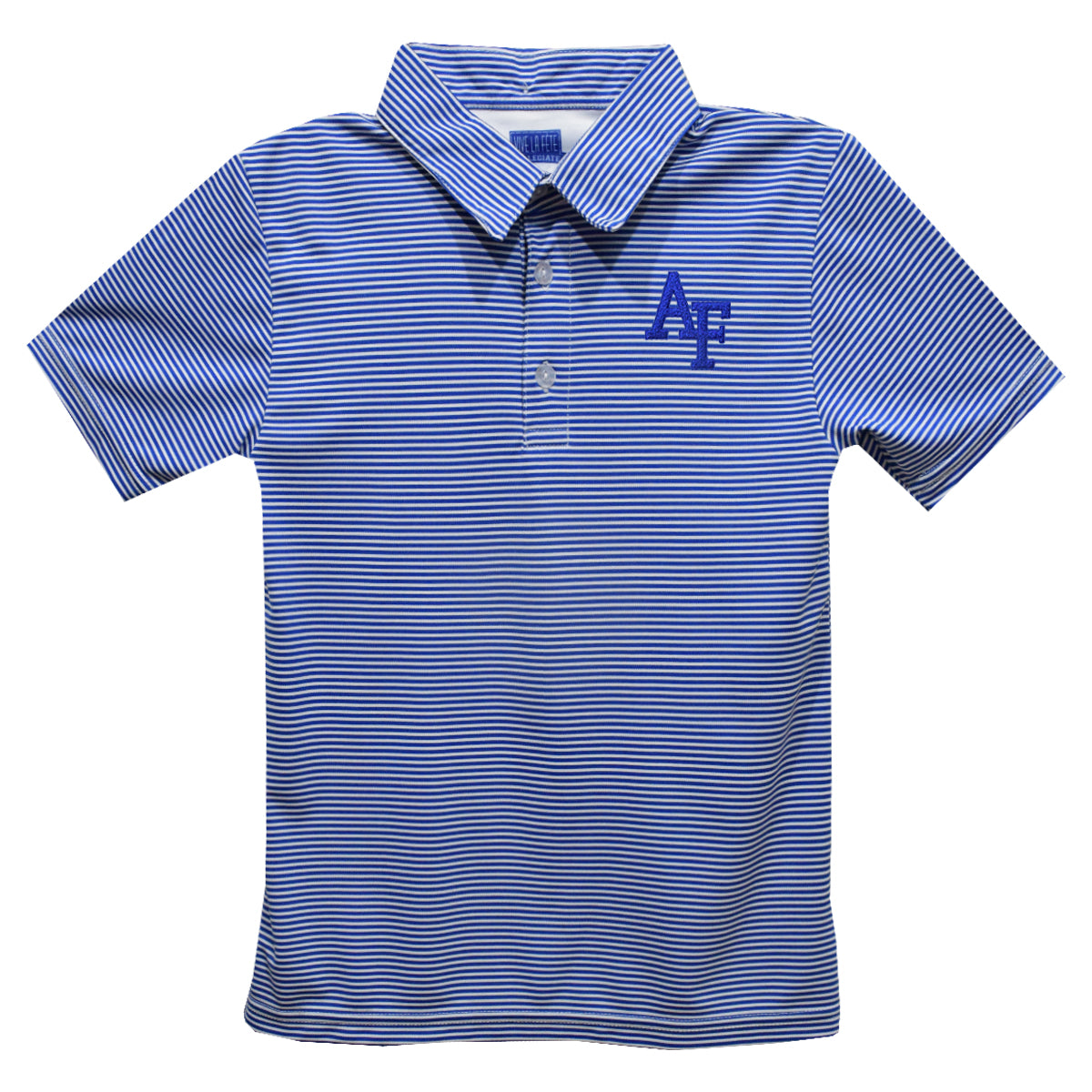 Striped Polo with Embroidered AF - Youth Sizes