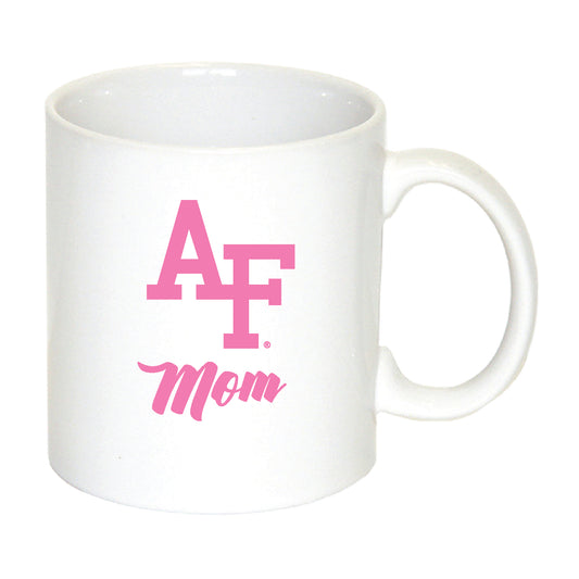 White and Pink Coffee Mug - Mom