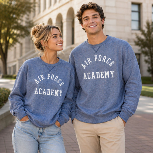 Air Force Academy Campus Crewneck - Blue Confetti