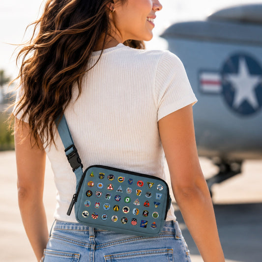 Forty Squadrons. One Family. Crossbody