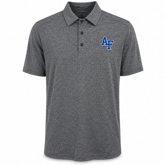 Men’s Air Force Academy Heathered AF Logo Polo